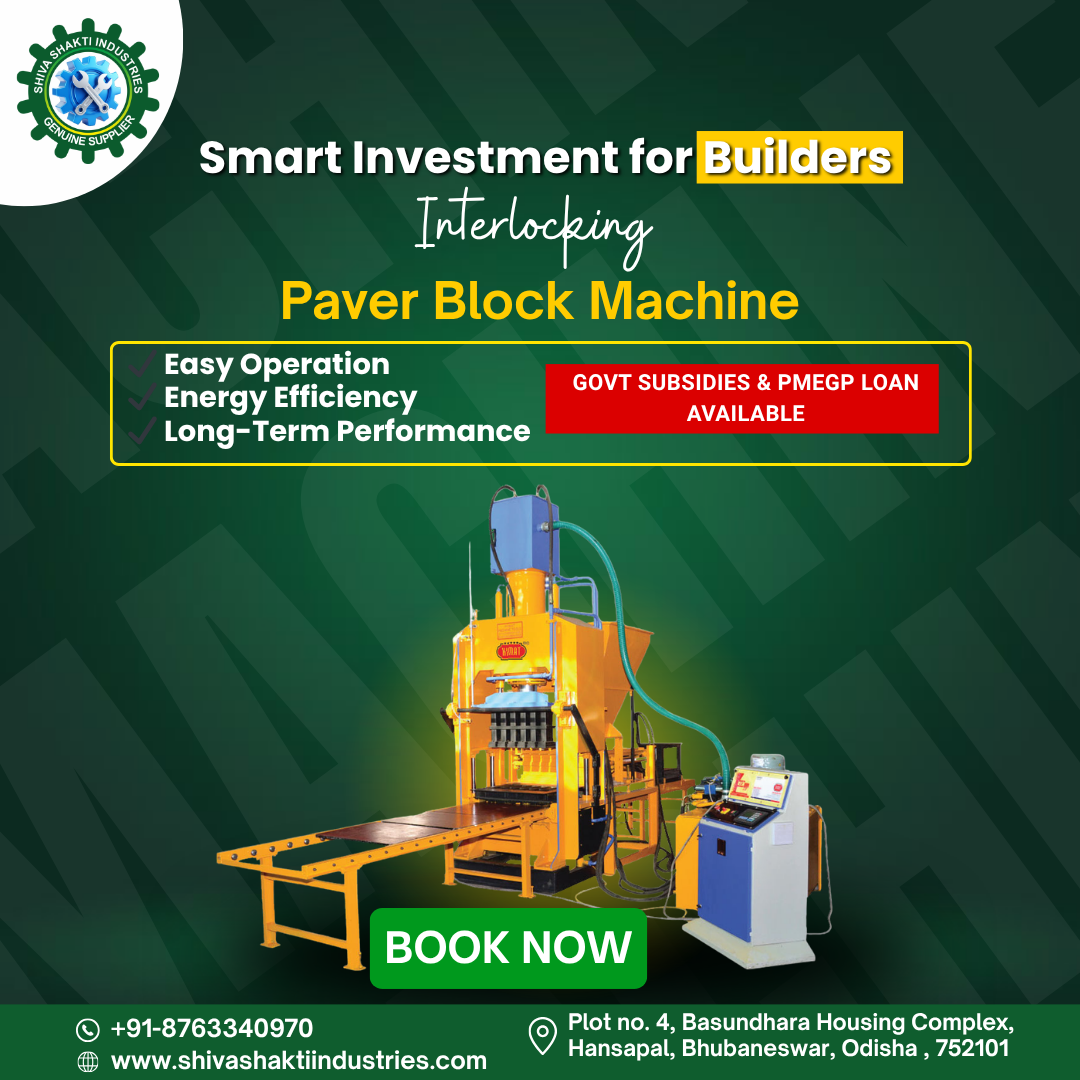 Interlocking Paver Block Machine