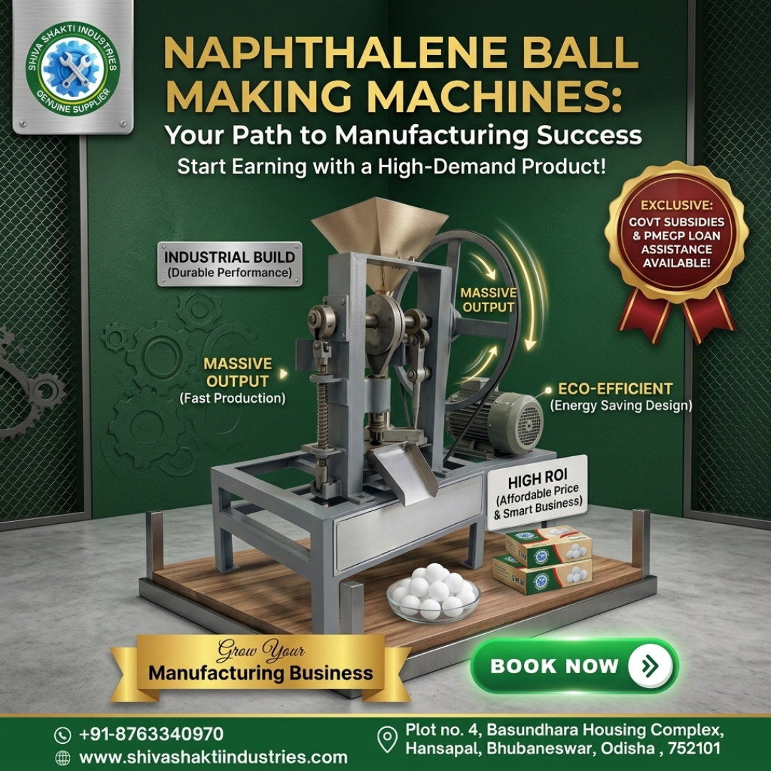 NAPHTHALENE BALL MAKING