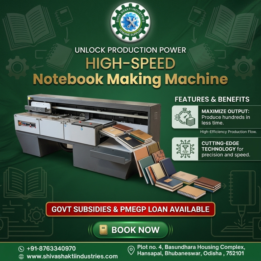 NOTEBOOK MAKING MACHINE