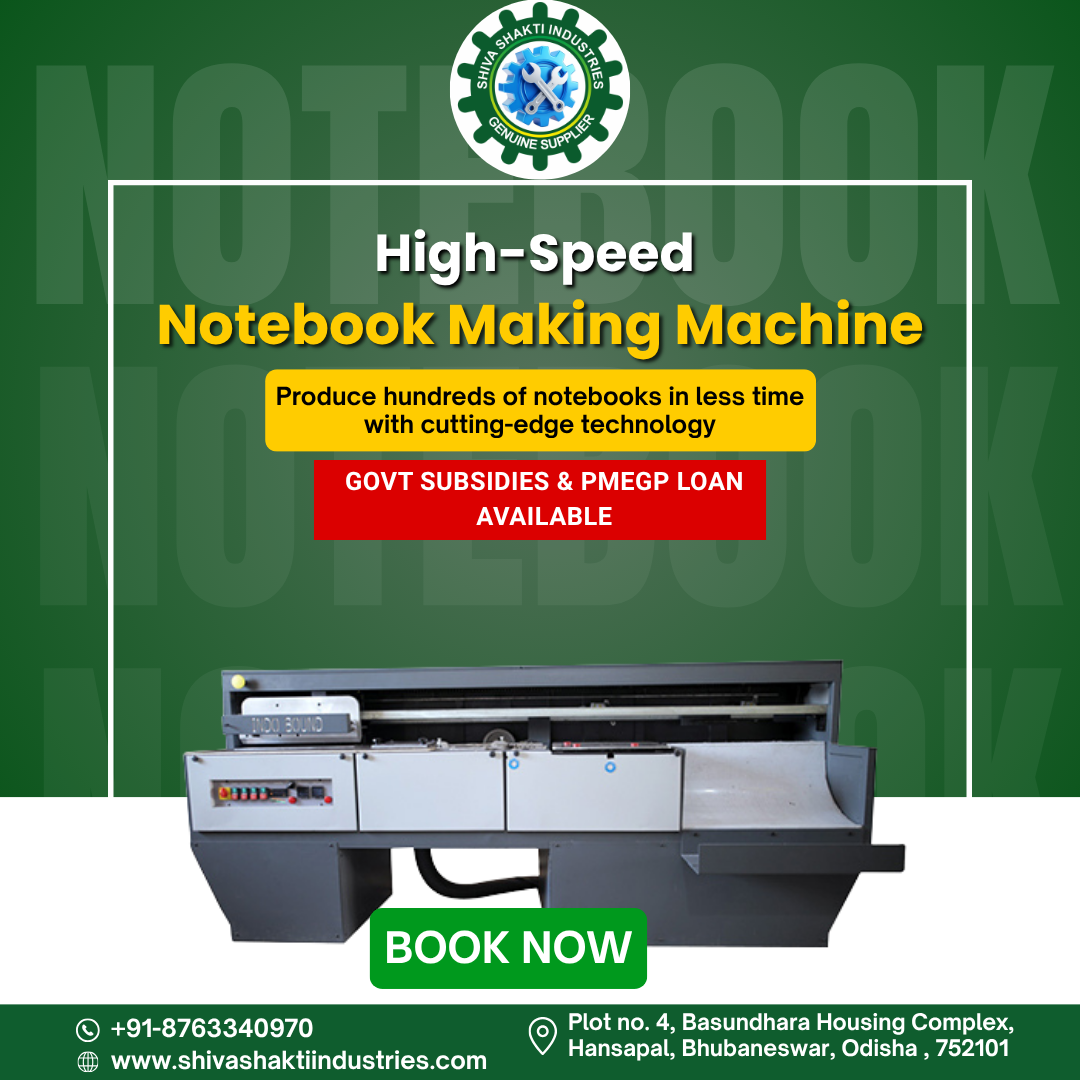 Notebook Making Machine